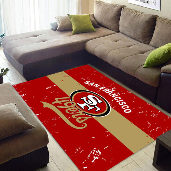 San Francisco 49ers Rug Bathroom Rug Floor Rug Regtangle Carpet