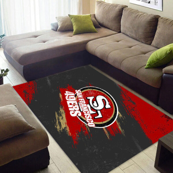 San Francisco 49ers Rug Bathroom Rug Floor Rug Regtangle Carpet