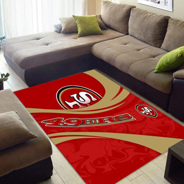 San Francisco 49ers Rug Bathroom Rug Floor Rug Regtangle Carpet