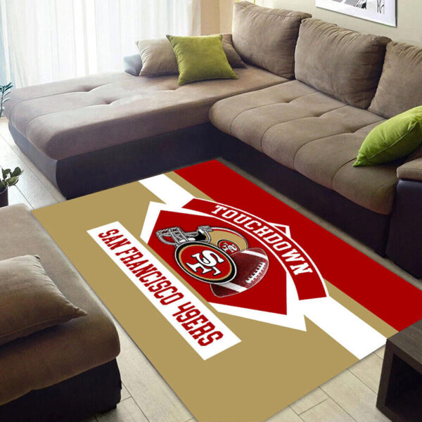 San Francisco 49ers Rug Bathroom Rug Floor Rug Regtangle Carpet