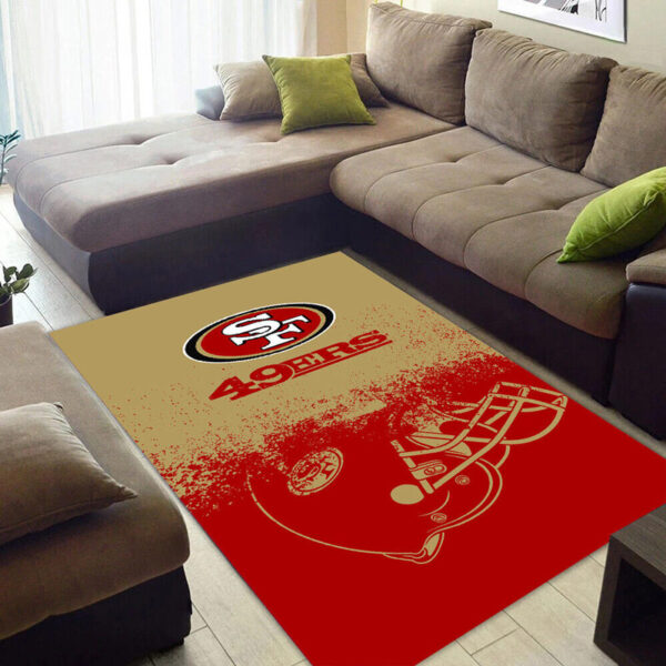 San Francisco 49ers Rug Bathroom Rug Floor Rug Regtangle Carpet