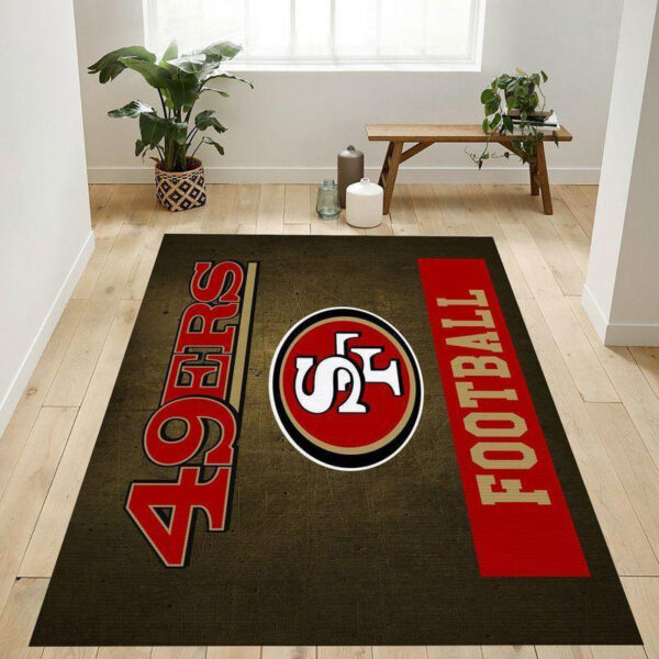 San Francisco 49ers Rug Bathroom Rug Floor Rug Regtangle Carpet