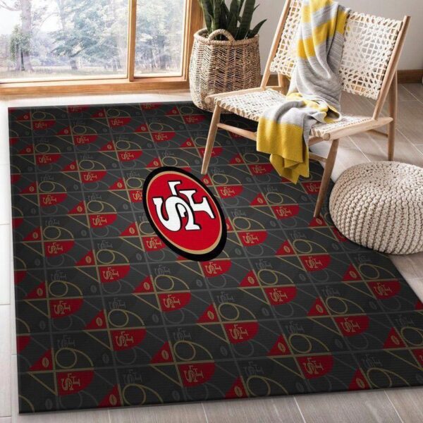 San Francisco 49ers Rug Bathroom Rug Floor Rug Regtangle Carpet