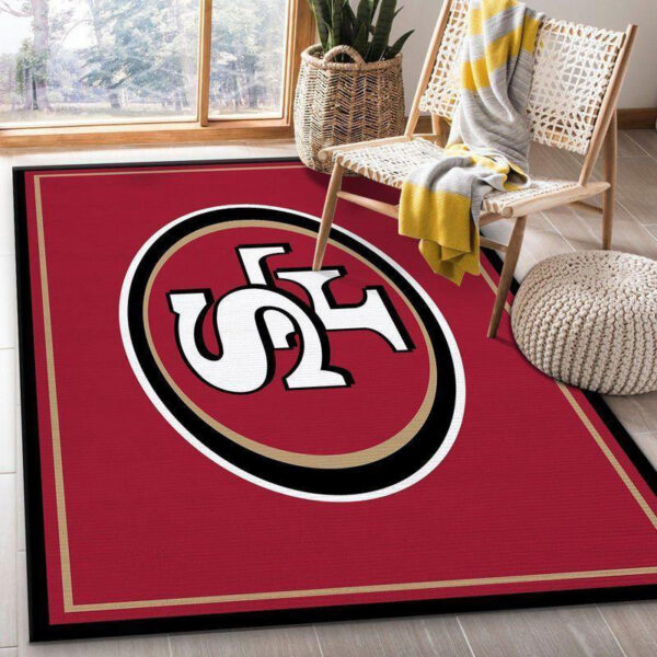 San Francisco 49ers Rug Bathroom Rug Floor Rug Regtangle Carpet
