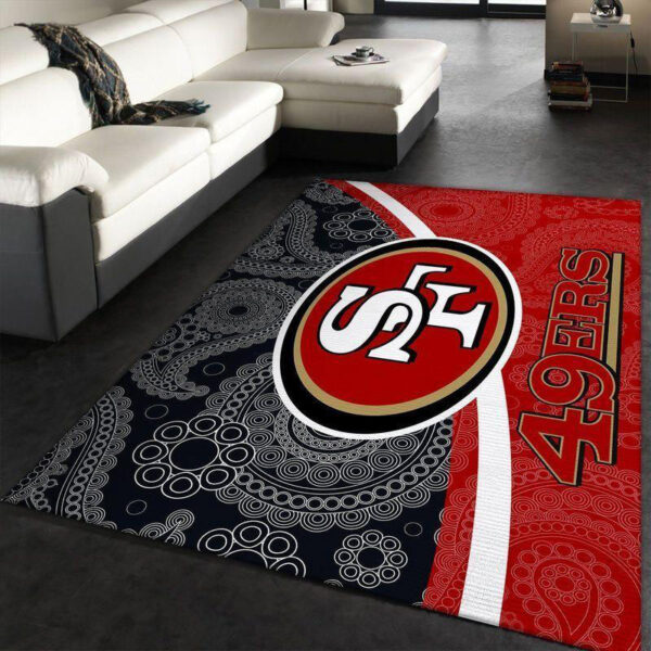 San Francisco 49ers Rug Bathroom Rug Floor Rug Regtangle Carpet