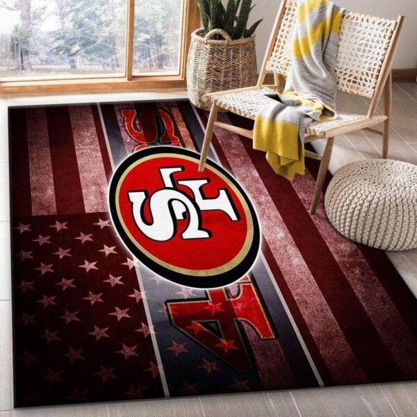 San Francisco 49ers Rug Bathroom Rug Floor Rug Regtangle Carpet