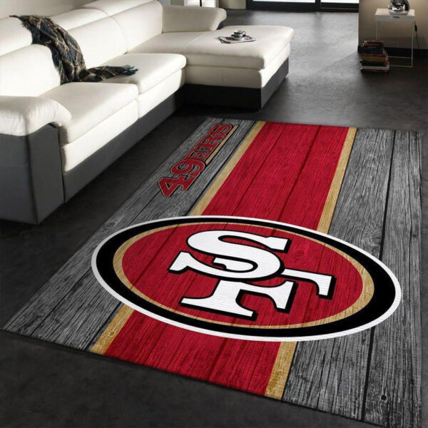 San Francisco 49ers Rug Bathroom Rug Floor Rug Regtangle Carpet