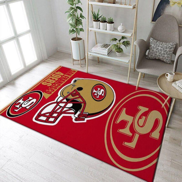 San Francisco 49ers Rug Bathroom Rug Floor Rug Regtangle Carpet