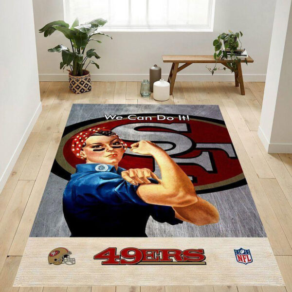 San Francisco 49ers Rug Bathroom Rug Floor Rug Regtangle Carpet