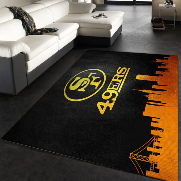 San Francisco 49ers Rug Bathroom Rug Floor Rug Regtangle Carpet