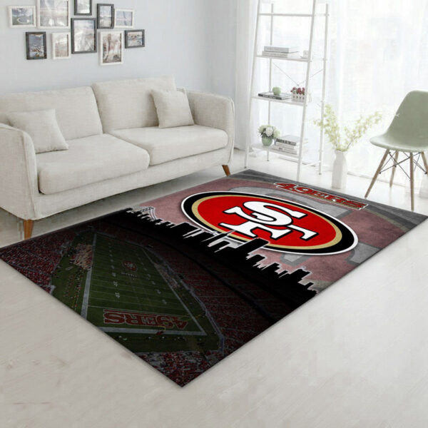 San Francisco 49ers Rug Bathroom Rug Floor Rug Regtangle Carpet