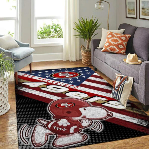 San Francisco 49ers Rug Bathroom Rug Floor Rug Regtangle Carpet