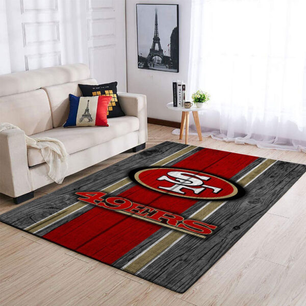 San Francisco 49ers Rug Bathroom Rug Floor Rug Regtangle Carpet