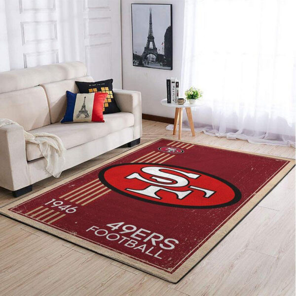 San Francisco 49ers Rug Bathroom Rug Floor Rug Regtangle Carpet