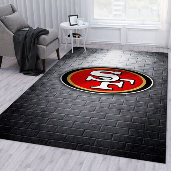 San Francisco 49ers Rug Bathroom Rug Floor Rug Regtangle Carpet
