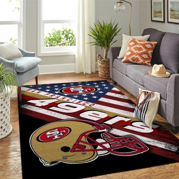 San Francisco 49ers Rug Bathroom Rug Floor Rug Regtangle Carpet