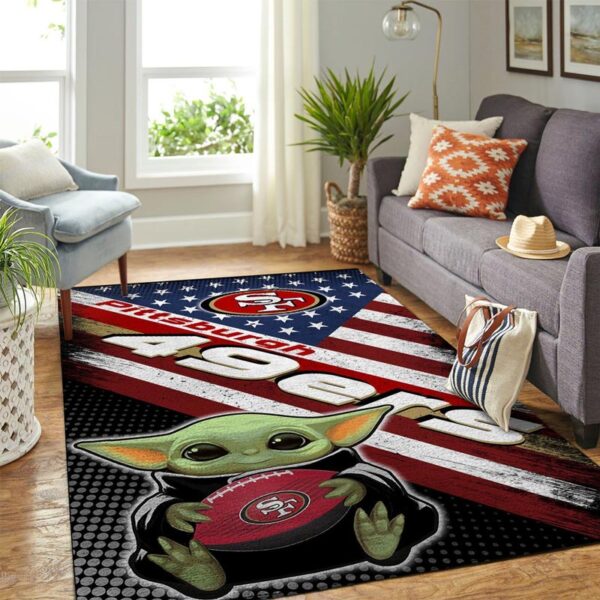 San Francisco 49ers Rug Bathroom Rug Floor Rug Regtangle Carpet