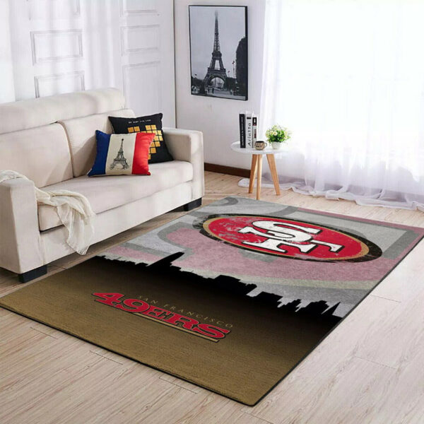 San Francisco 49ers Rugs Bathroom Rug Floor Rug Regtangle Carpet