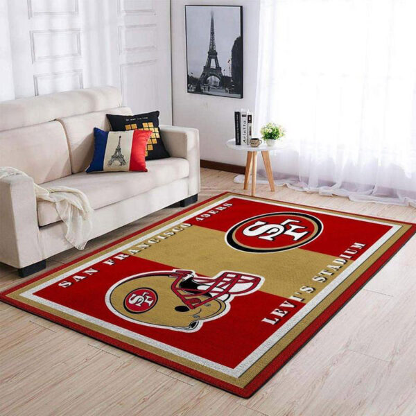 San Francisco 49ers Rugs Bathroom Rug Floor Rug Regtangle Carpet