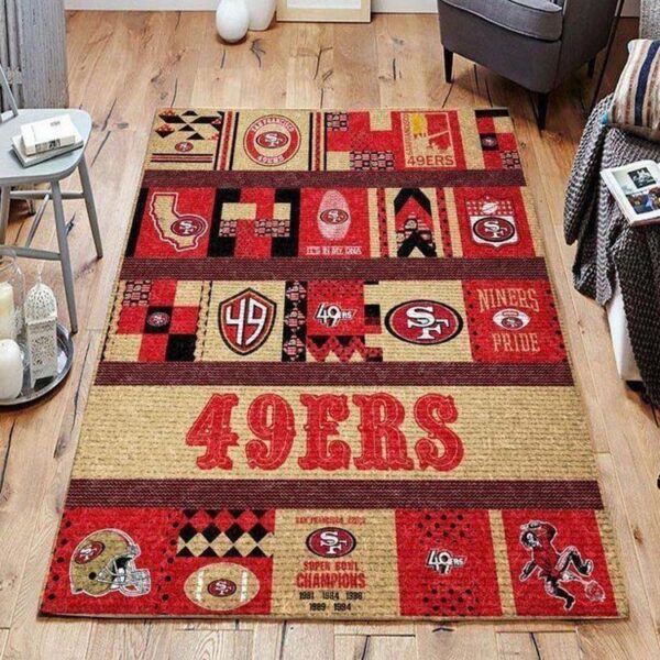 San Francisco 49ers Rugs Living Room Rug Floor Rug Regtangle Carpet
