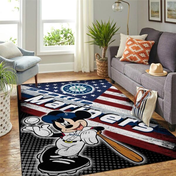 Seattle Mariners Rug Living Room Carpet Regtangle Carpet Floor Decor