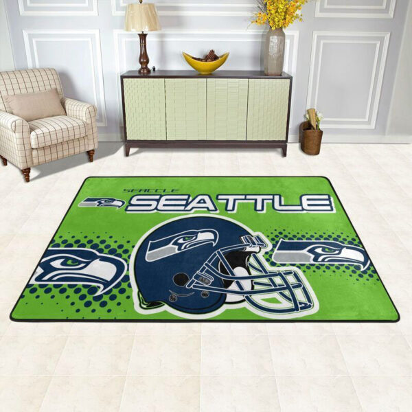 Seattle Seahawks Area Rug Bathroom Rug Floor Rug Regtangle Carpet