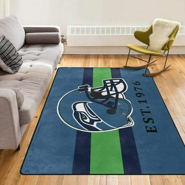 Seattle Seahawks Area Rug Bathroom Rug Floor Rug Regtangle Carpet