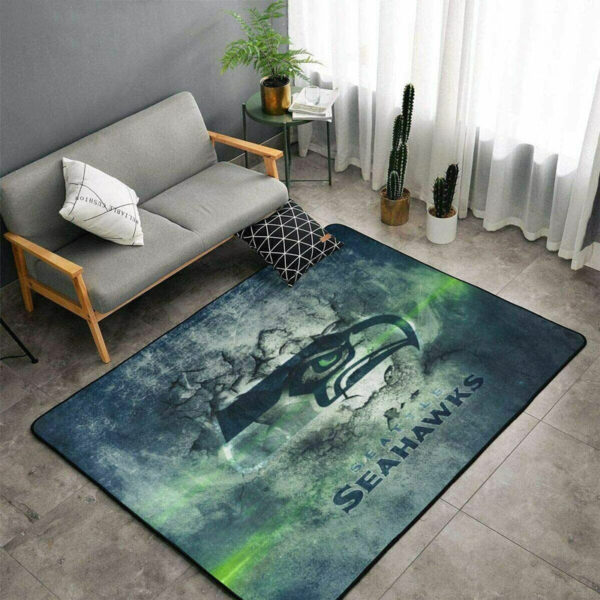 Seattle Seahawks Area Rug Living Room Rug Floor Rug Regtangle Carpet