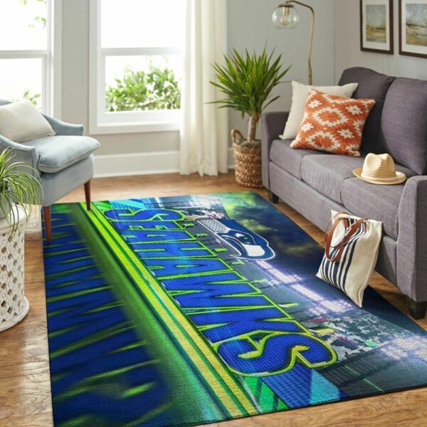 Seattle Seahawks Rug Living Room Rug Floor Rug Regtangle Carpet
