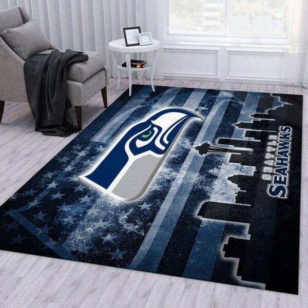 Seattle Seahawks Rug Living Room Rug Floor Rug Regtangle Carpet