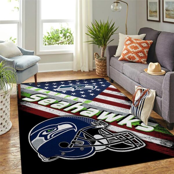 Seattle Seahawks Rug Living Room Rug Floor Rug Regtangle Carpet