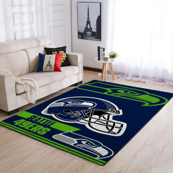 Seattle Seahawks Rug Living Room Rug Floor Rug Regtangle Carpet