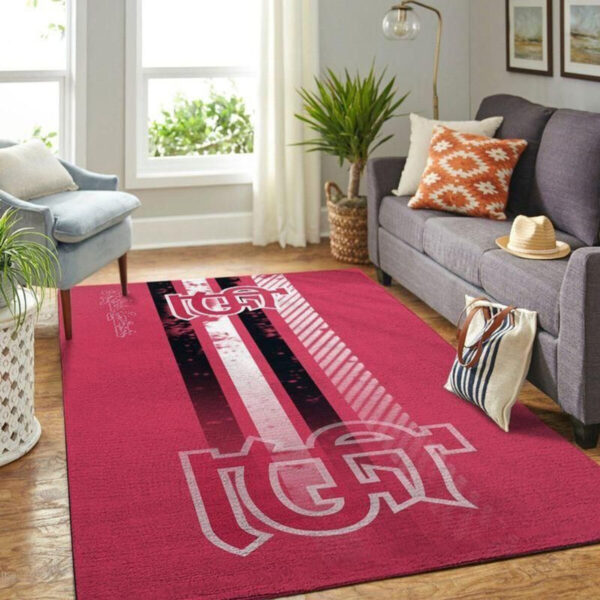 St Louis Cardinals Rug Living Room Carpet Regtangle Carpet Floor Decor