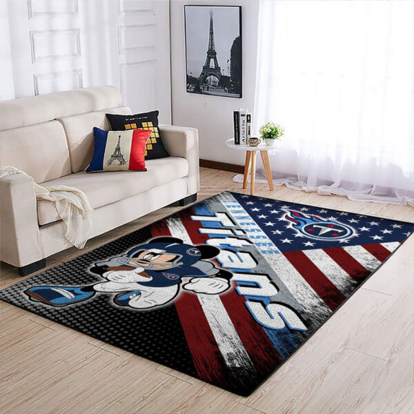 Tennessee Titans Carpets Bathroom Rug Floor Rug Regtangle Carpet