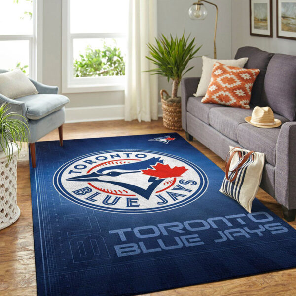 Toronto Blue Jays Rug Living Room Carpet Regtangle Carpet Floor Decor