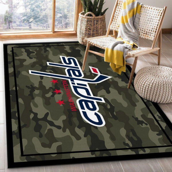 Washington Capitals Rug Living Room Carpet Regtangle Carpet Floor Decor