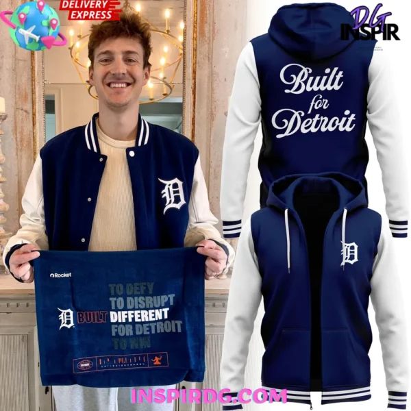 Detroit Tigers Built for Detroit Special Hoodie - Image 3