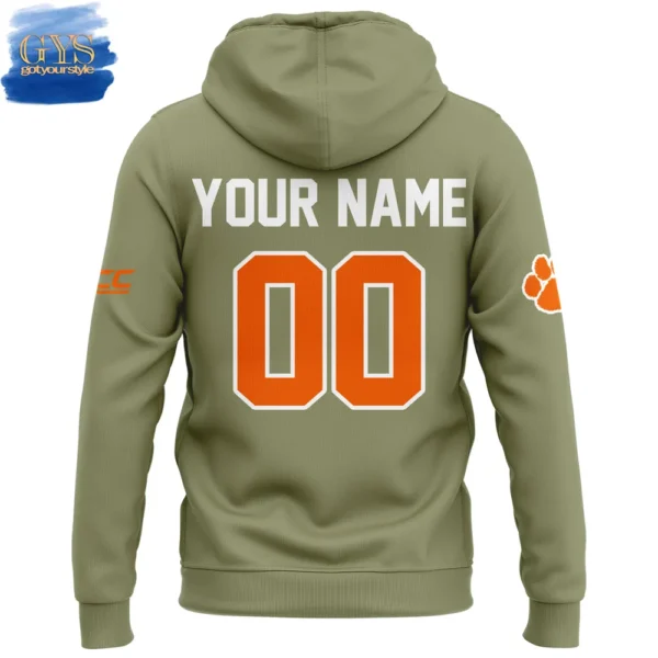 Special New Clemson Tigers Military Appreciation Hoodie 2025 - Image 3