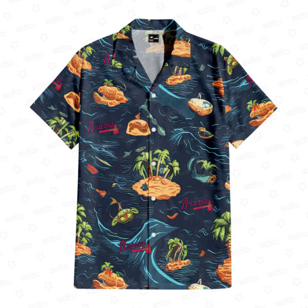 Atlanta Braves Oceanfront Summer Aloha Hawaiian Shirt for Men And Women