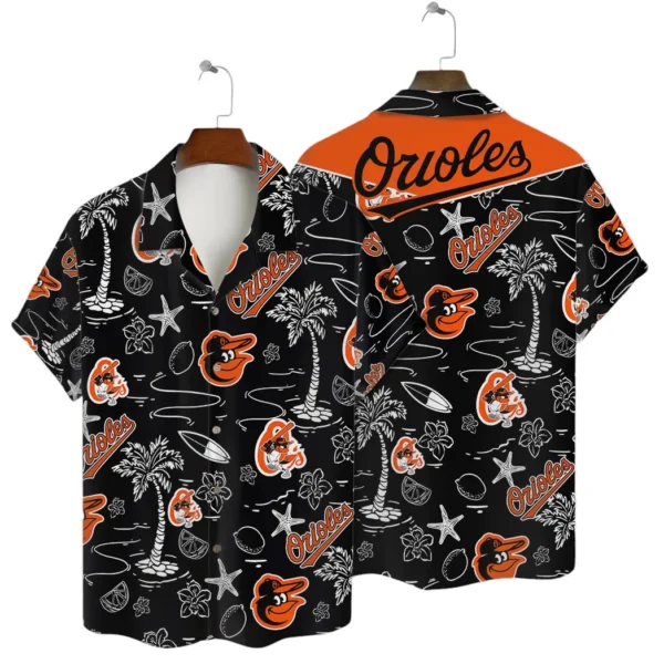 Baltimore Orioles Island Icons Aloha Hawaiian Shirt for Men And Women