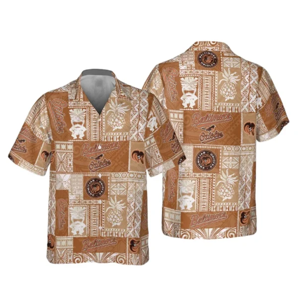 Baltimore Orioles Pineapple Patch Aloha Hawaiian Shirt for Men And Women