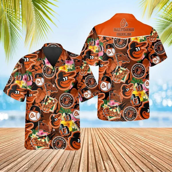 Baltimore Orioles Tropical Celebration Aloha Hawaiian Shirt for Men And Women