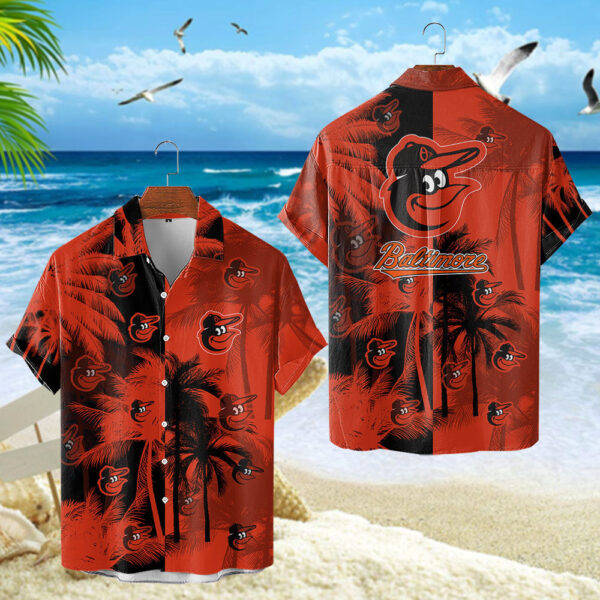 Baltimore Orioles Tropical Sunset Aloha Hawaiian Shirt for Men And Women