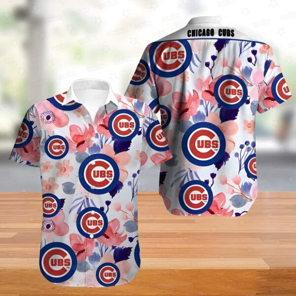 Chicago Cubs Blossom Breeze Aloha Hawaiian Shirt for Men And Women