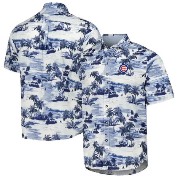 Chicago Cubs Blue Tropics Paradise Aloha Hawaiian Shirt for Men And Women