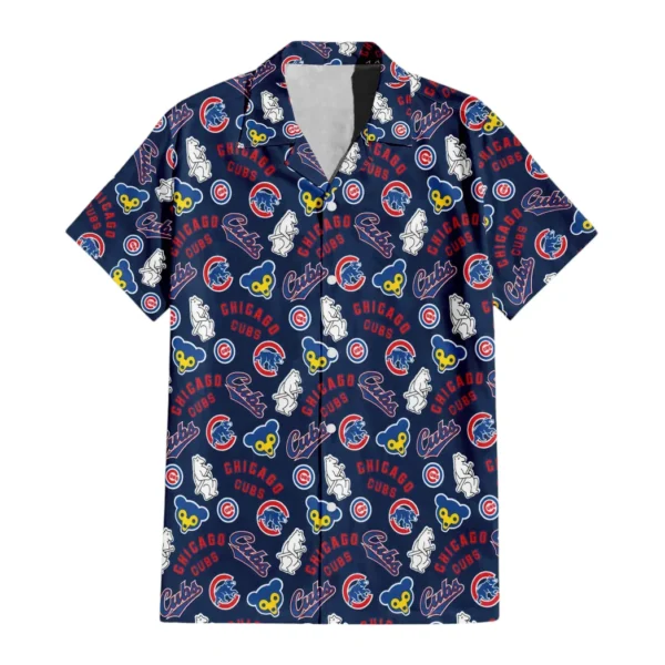 Chicago Cubs Classic Emblem Aloha Hawaiian Shirt for Men And Women