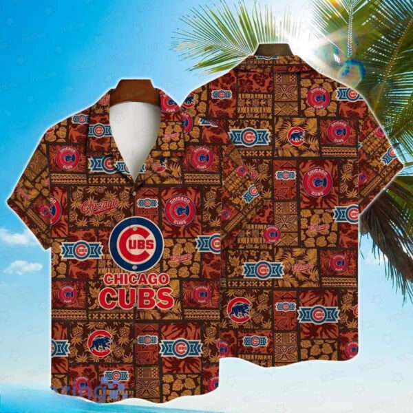 Chicago Cubs Island Heritage Aloha Hawaiian Shirt for Men And Women