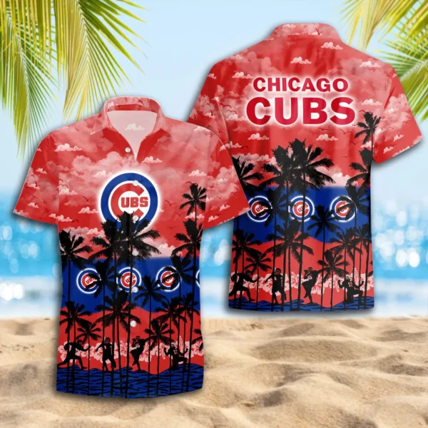 Chicago Cubs Sunset Paradise Aloha Hawaiian Shirt for Men And Women