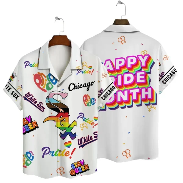 Chicago White Sox Happy Pride Month Aloha Hawaiian Shirt for Men And Women