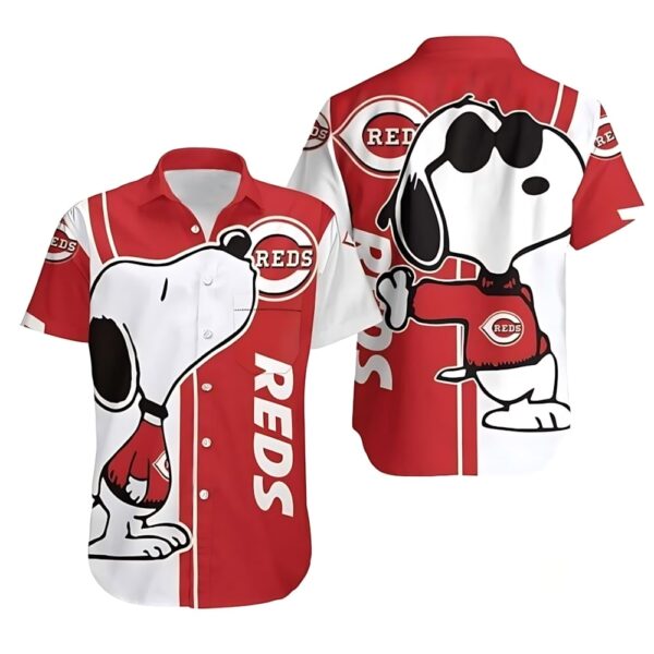 Cincinnati Reds Snoopy Chill Aloha Hawaiian Shirt for Men And Women